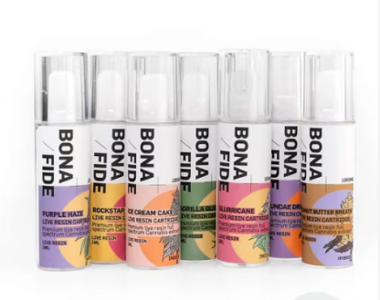 Bona Fide Live Resin Carts