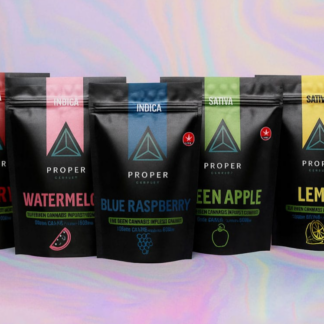 Proper Extracts Indica Live Resin Gummies 1080mg