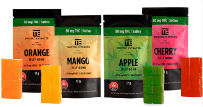 Twisted Edibles- Sativa 80mg THC (8x10mg) doses