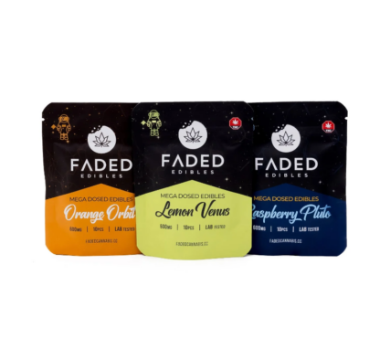 600 MG Faded Edibles- Assorted Flavours